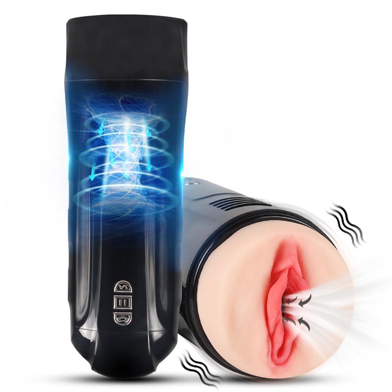 JUICY LAMOUR - MASTURBATEUR AUTOMATIQUE POUR HOMME TRUDA VAGIN À VIBRATION ET ASPIRATION
