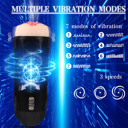 JUICY LAMOUR - TRUDA AUTOMATIC MALE MASTURBATOR VIBRATION AND SUCTION VAGINA