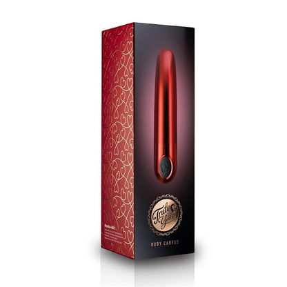 ROCKSOFF - TRULY YOURS VIBRATING BULLET RUBY CARESS METALLIC RED