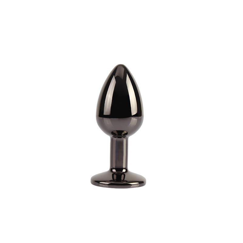 CHISA - TUNGSTEN BLACK GEM BUTT PLUG SIZE M