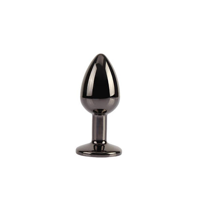 CHISA - TUNGSTEN BLACK GEM BUTT PLUG SIZE M