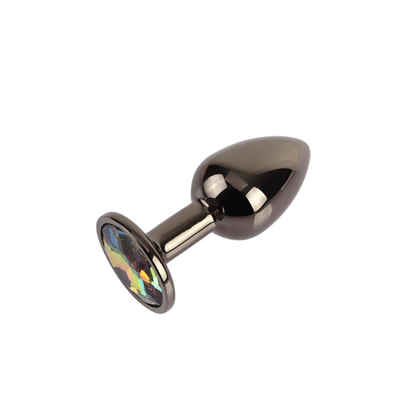 CHISA - TUNGSTEN BLACK GEM BUTT PLUG SIZE S