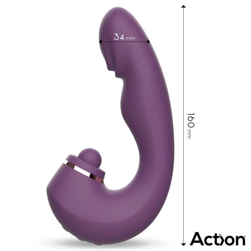 ACTION - TURIS SOFT HITTING BALL WITH G-SPOT PULSATION AND VIBRATION