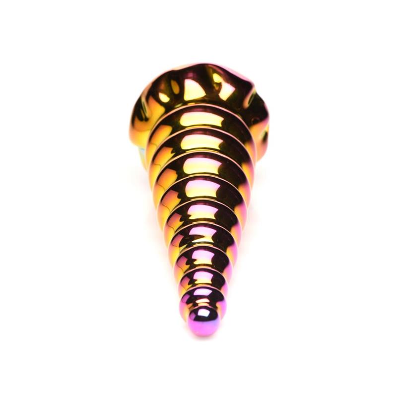 CREATURE COCKS - TWILINGHT RAINBOW BOROSILICATE GLASS DILDO