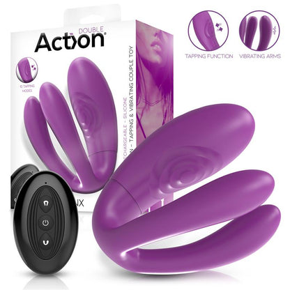 ACTION - TWINX VIBRATING AND TAPPING COUPLE TOY