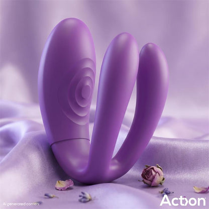 ACTION - TWINX VIBRATING AND TAPPING COUPLE TOY