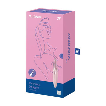 SATISFYER - TWIRLING DELIGHT ROTATING STIMULATOR ROSE
