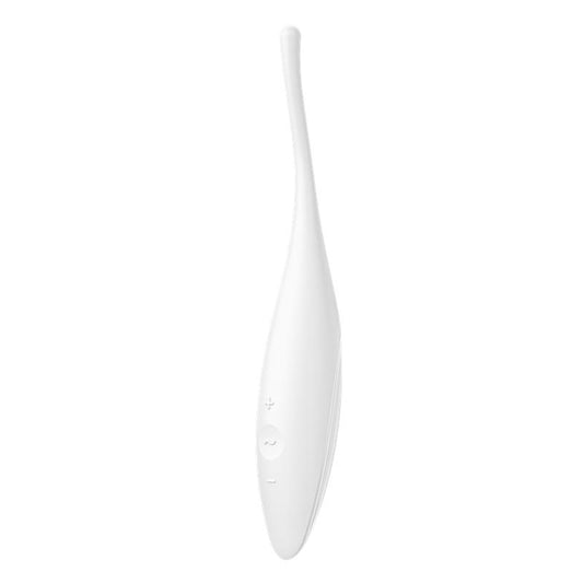 SATISFYER - TWIRLING JOY CLIT TIP VIBRATOR WHITE