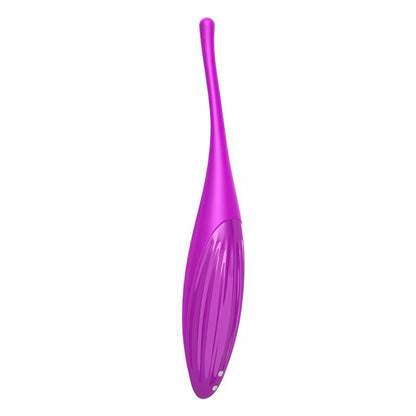 SATISFYER - STIMULATEUR ROTATIF TWIRLING JOY AVEC APPLICATION FUCHSIA