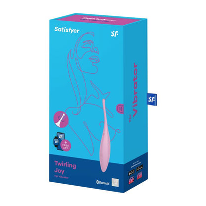 SATISFYER - TWIRLING JOY ROTATING STIMULATOR WITH APP PINK