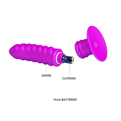 PRETTYLOVE - TWIST VIBRATOR ANAL PLUG