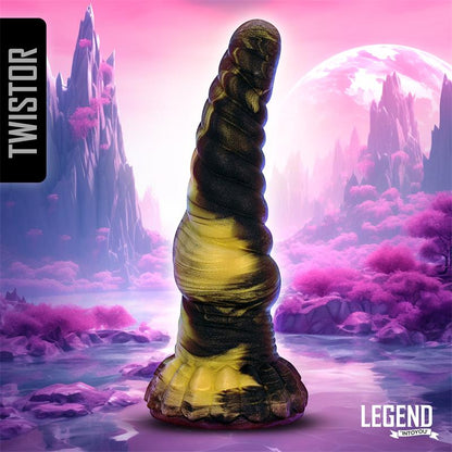 LEGEND - TWISTOR LIQUID SILICONE DILDO 17,6 CM