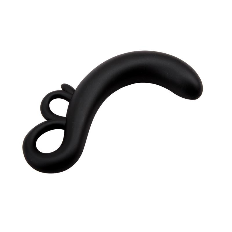 CHISA - TWO-FINGER G-SPOT PLUG SILICONE BLACK