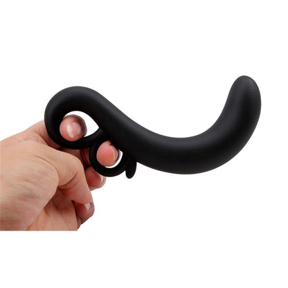CHISA - TWO-FINGER G-SPOT PLUG SILICONE BLACK