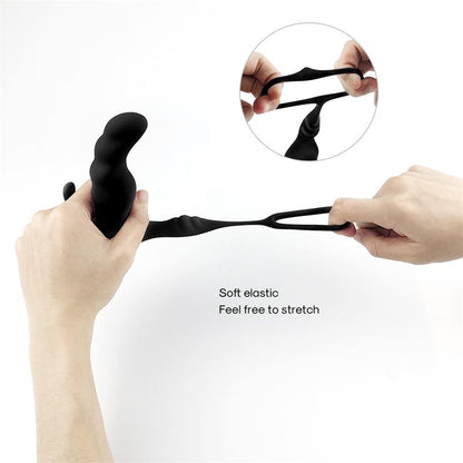 URBAN SKY - TWO-IN-ONE ANAL PLUG AND PROSTATE MASSAGER WITH VIBRATION