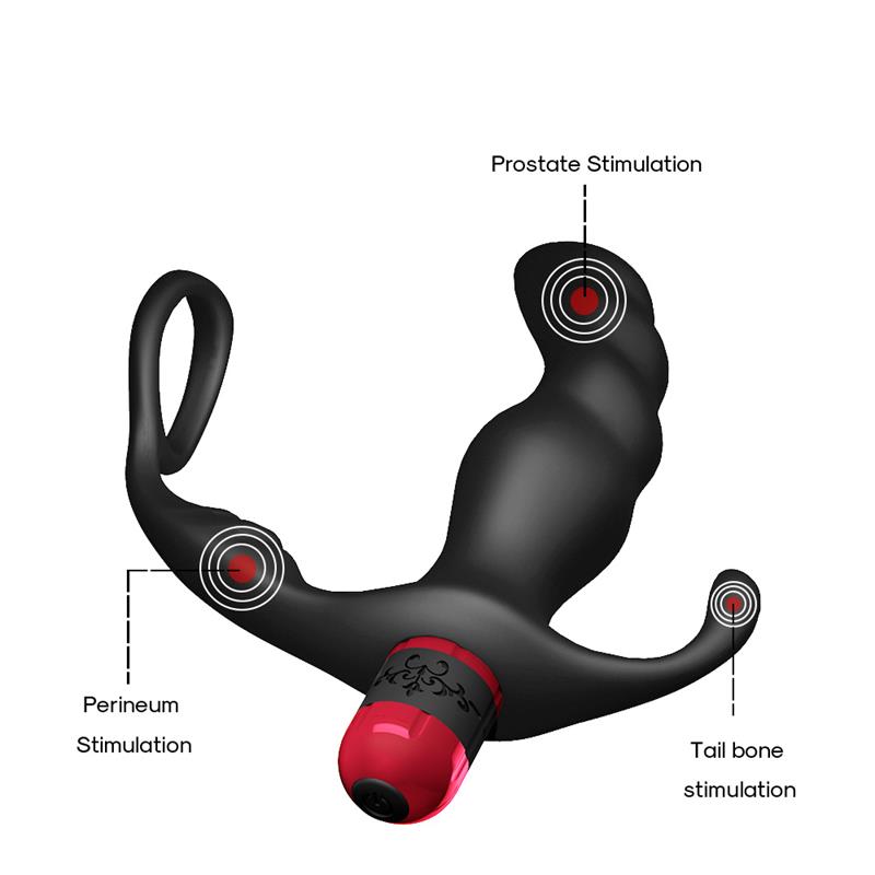 URBAN SKY - ANAL PLUG ET MASSEUR DE PROSTATE DEUX-EN-UN AVEC VIBRATION
