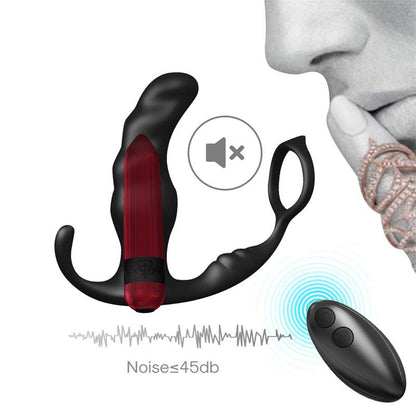 URBAN SKY - TWO-IN-ONE ANAL PLUG AND PROSTATE MASSAGER WITH VIBRATION