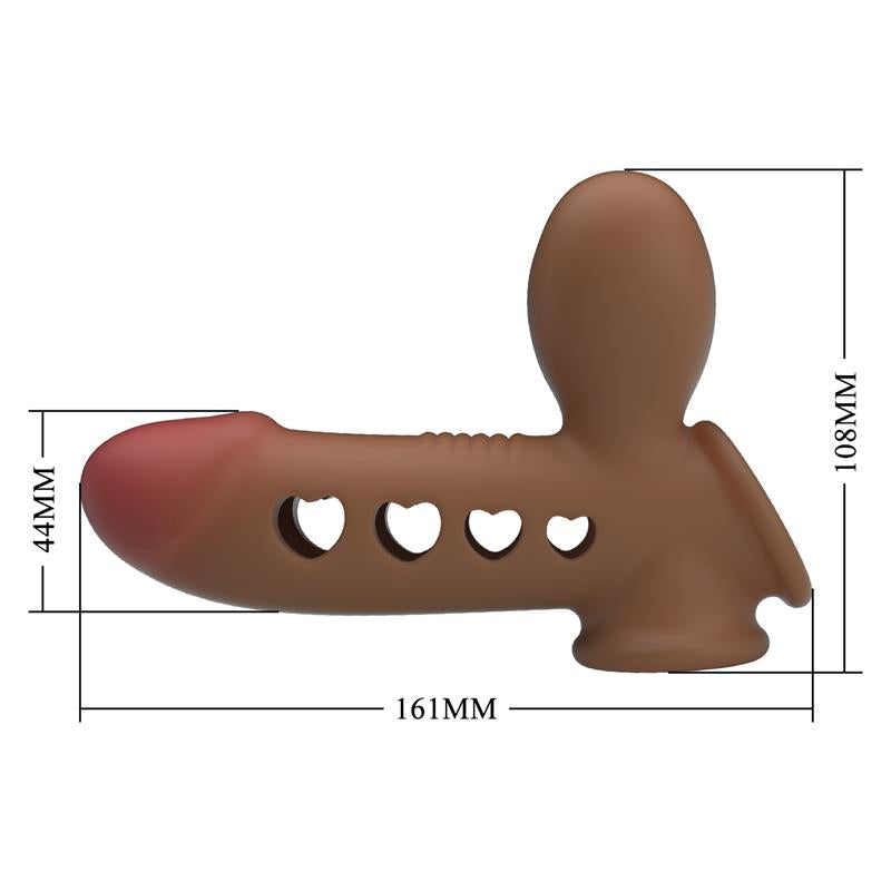 PRETTYLOVE - TYRONN PENIS SLEEVE WITH INFLATION FUNCTION