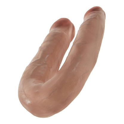 KING COCK - U-SHAPED MEDIUM DOUBLE TROUBLE 13,62 - TAN