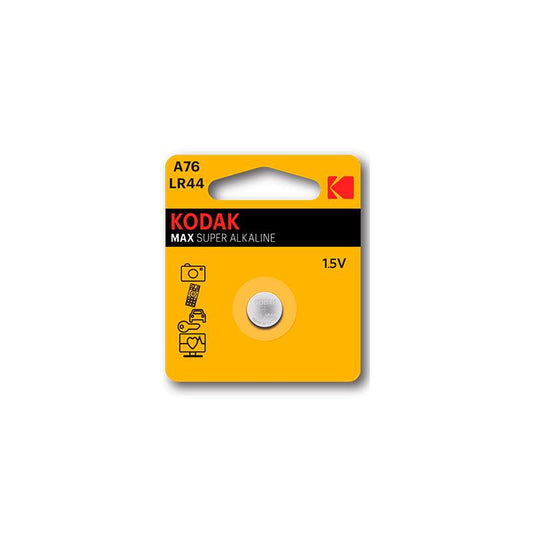 KODAK - ULTRA ALKALINE BATTERY A76 LR44 BLISTER OF 1