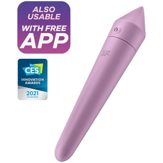 SATISFYER - ULTRA POWER BULLET 8 VIBRATING BULLET WITH APP LILAC