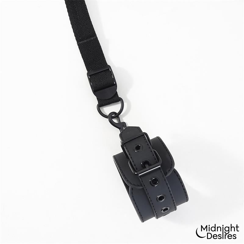 MIDNIGHT DESIRES - UNDER MATTRESS SET WITH WRIST & ANKLE CUFFS CL.24