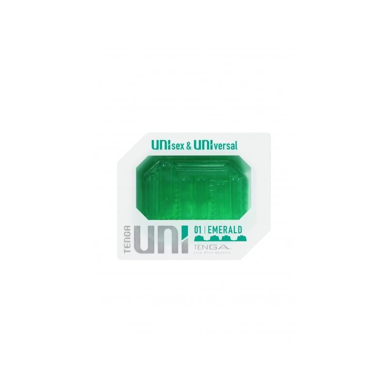 TENGA - UNI EMERALD MANUAL MASTURBATOR