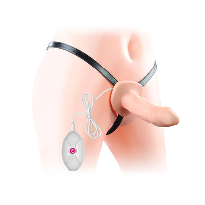 LOVETOY - UNISEX HOLLOW STRAP ON VIBRATING