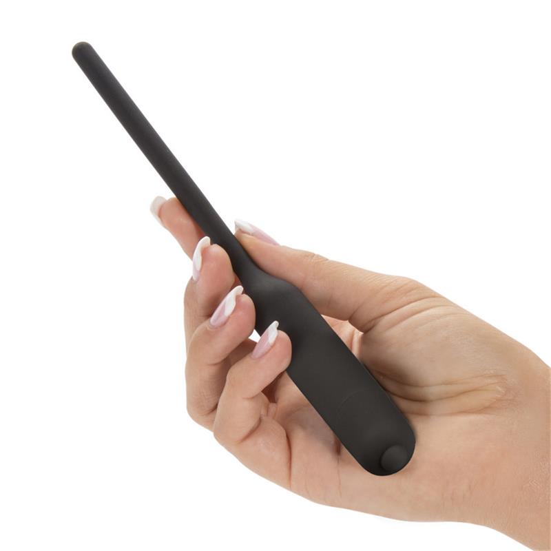 LOVETOY - URETHRAL DILATOR WITH VIBE BLACK