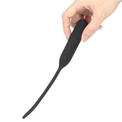 LOVETOY - URETHRAL DILATOR WITH VIBE BLACK