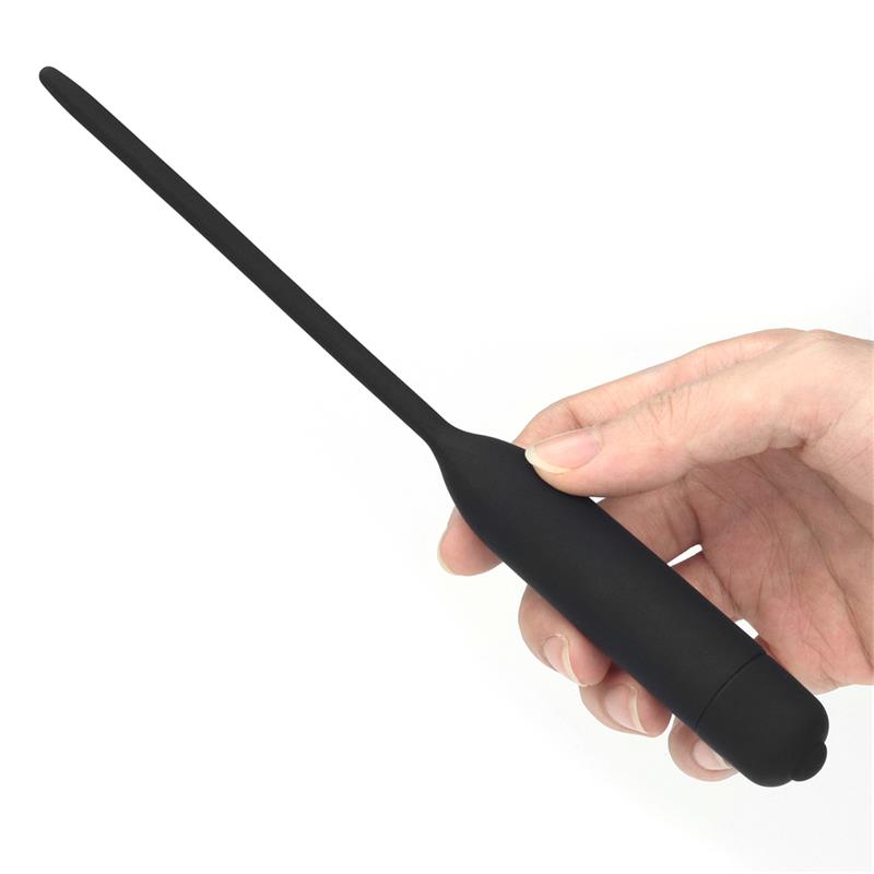 LOVETOY - URETHRAL DILATOR WITH VIBE BLACK