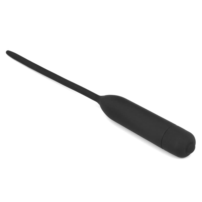 LOVETOY - URETHRAL DILATOR WITH VIBE BLACK