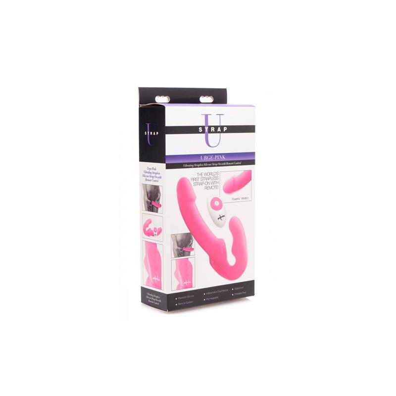 STRAP U - URGE STRAPLESS STRAP-ON VIBRATOR PINK