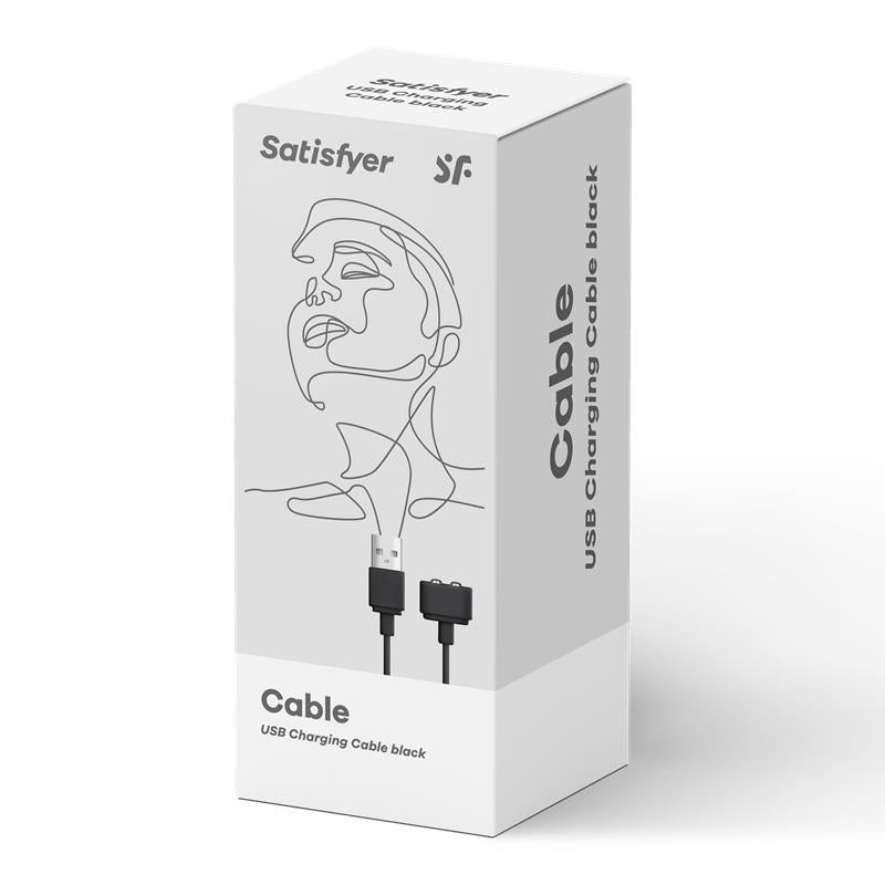 SATISFYER - USB CHARGING CABLE SATISFYER BLACK
