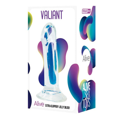 ALIVE - VALIANT DILDO JELLY 16 CM CLEAR
