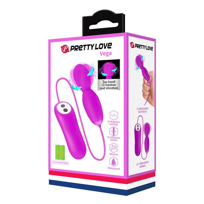 PRETTYLOVE - VEGA VIBRATING AND ROTATING EGG
