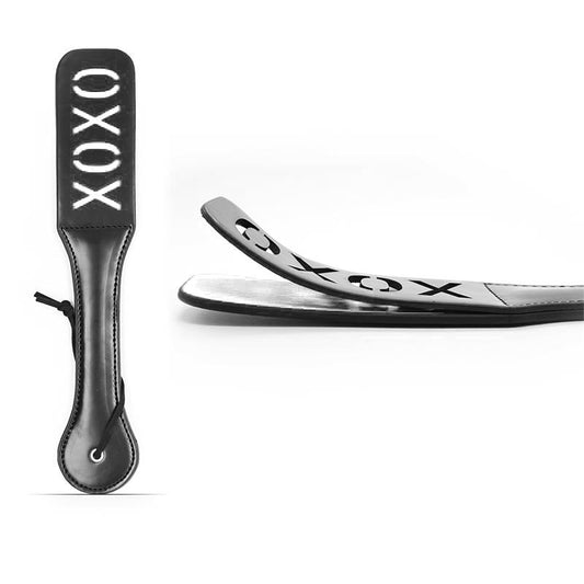 LATETOBED BDSM LINE - VEGAN LEATHER PADDLE XOXO 32 CM