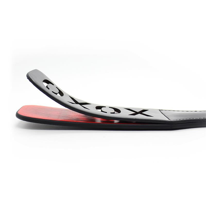 LATETOBED BDSM LINE - VEGAN LEATHER PADDLE XOXO 32 CM