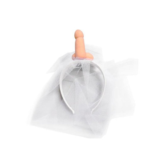 DIVERTY SEX - VEIL HEADBAND WITH A PENIS