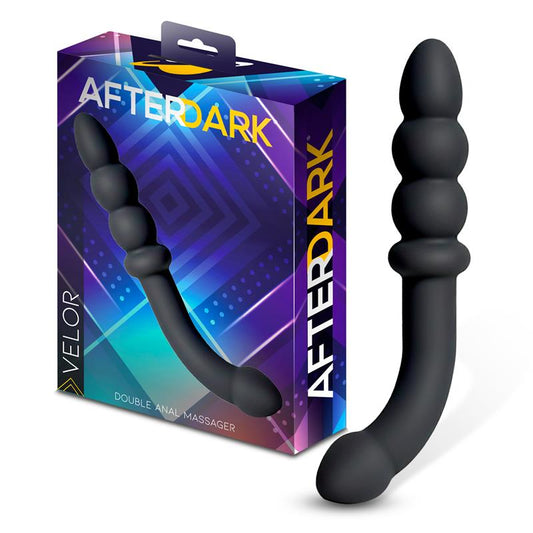 AFTERDARK - VELOR DOUBLE ANAL MASSAGER SILICONE