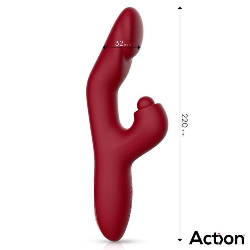 ACTION - VELTER SOFT CLIT HITTING BALL WITH VIBRATION AND HEATING FUNCTION