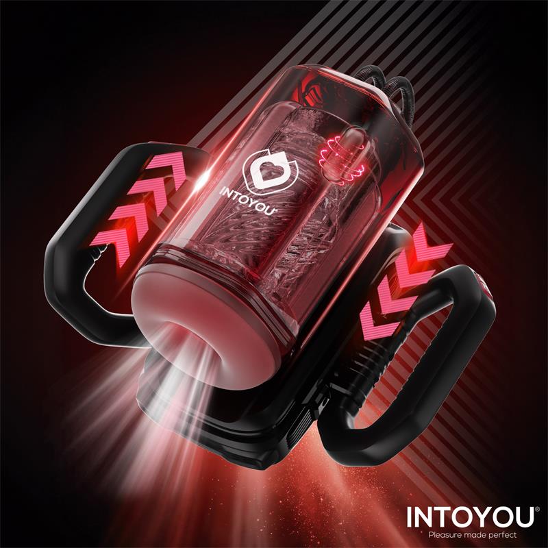 INTOYOU - VEXOR 3 IN 1 MALE MASTURBATOR SUCKING, THRUSTING AND VIBRATOR USB-C