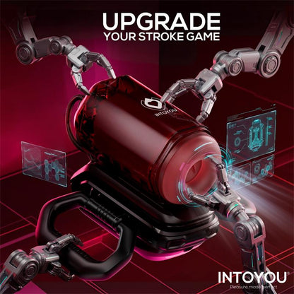INTOYOU - VEXOR 3 IN 1 MALE MASTURBATOR SUCKING, THRUSTING AND VIBRATOR USB-C