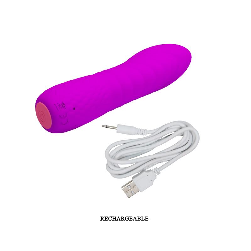 PRETTYLOVE - VIBE ABNER USB SILICONE PURPLE