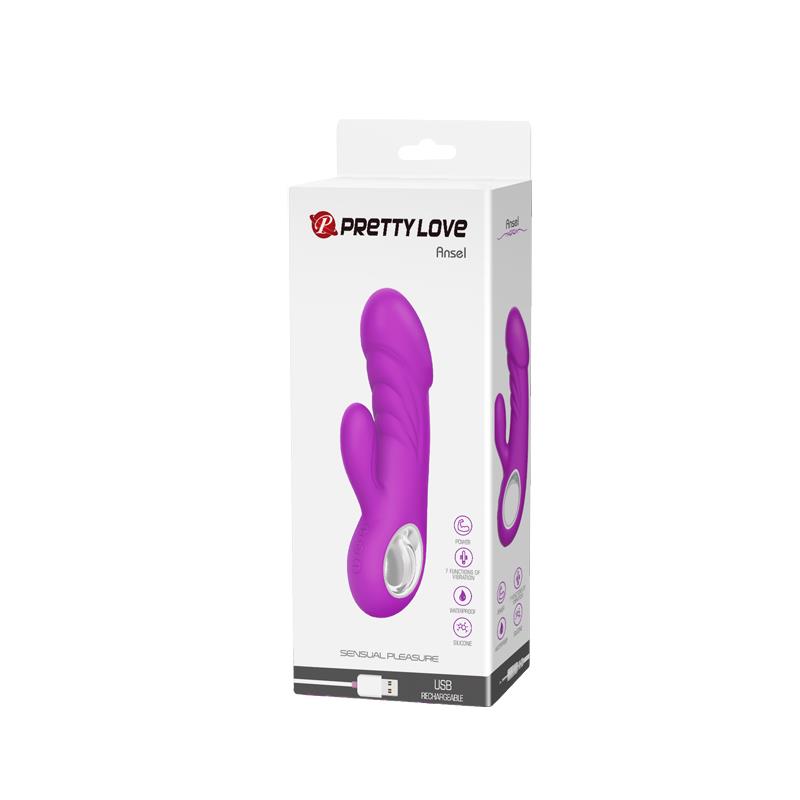 PRETTYLOVE - VIBE ANSEL USB SILICONE PURPLE
