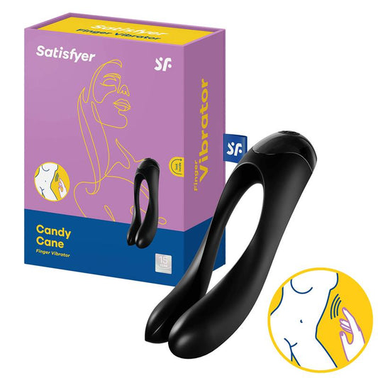 SATISFYER - VIBE CANDY CANE BLACK