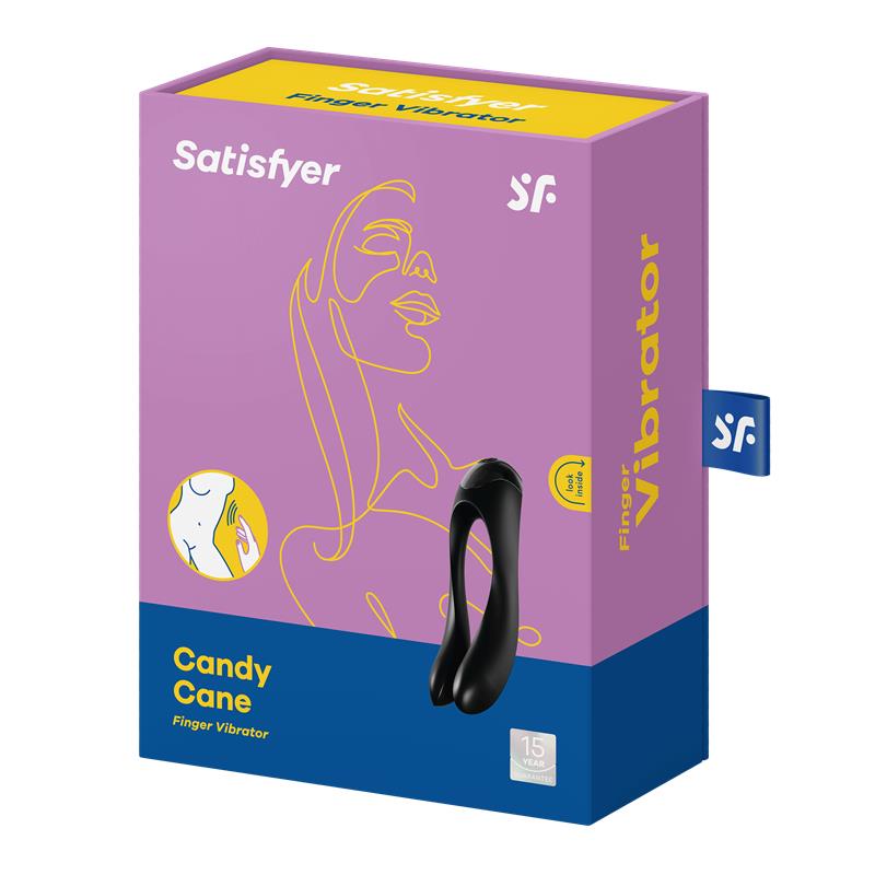 SATISFYER - VIBE CANDY CANE BLACK