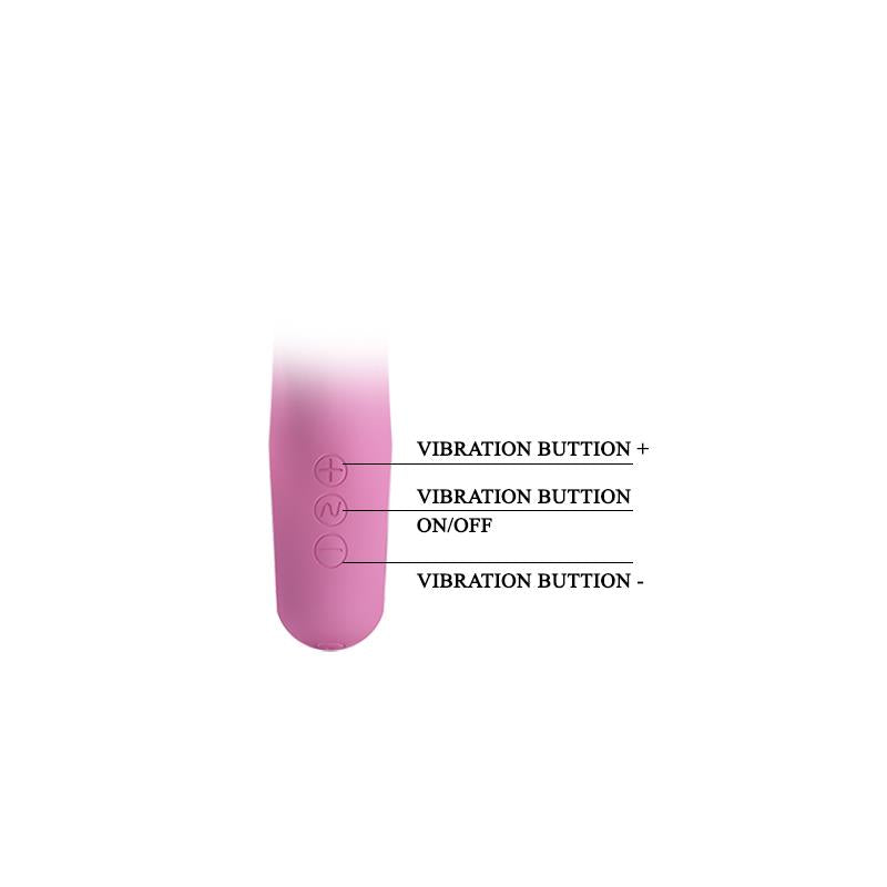 PRETTYLOVE - VIBE CANROL USB SILICONE SOFT PINK