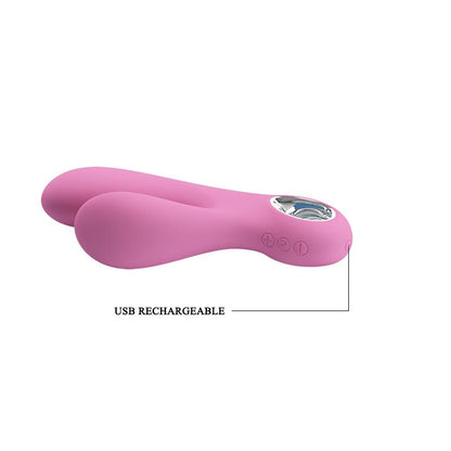 PRETTYLOVE - VIBE CANROL USB SILICONE SOFT PINK