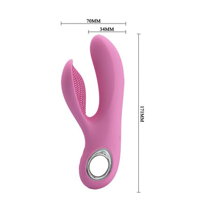 PRETTYLOVE - VIBE CANROL USB SILICONE SOFT PINK